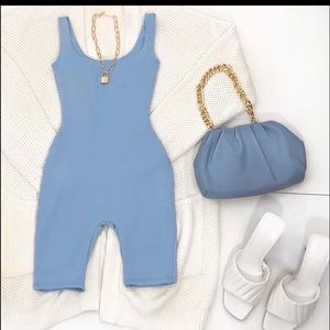 Naked wardrobe shorts cotton romper.